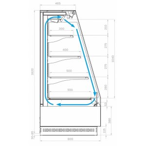 Горка холодильная Carboma F16-08 VM 1,0-2 (версия 2.0) (9006-9005) - Изображение 6