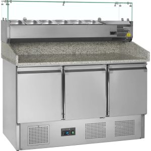 Стол холодильный для пиццы TEFCOLD PT1365 + VK33-140