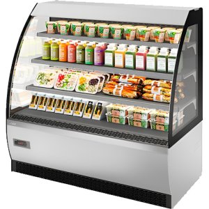 Витрина кондитерская Chilz VETE OF 90 белый глянец, шлифованная нержавейка