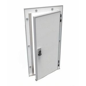 Дверь холодильная распашная одностворчатая НТ-РДО-1200*2100/80 (с металлической рамой) - Изображение 2