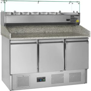 Стол холодильный для пиццы TEFCOLD PT1365 + VK33-140