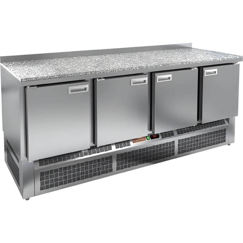 Стол холодильный среднетемпературный HiCold GNE 1111/TN камень