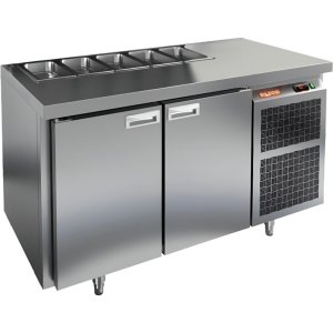 Стол холодильный для салатов HiCold SL1-11SN (1/3) О без крышки