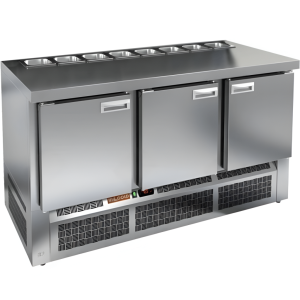 Стол холодильный для салатов HiCold SLE2-111GN (1/6) О З без крышки