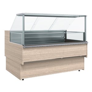 Витрина холодильная Carboma GC110 SM 1,5-1 (ВХС-1,5 Carboma GC 110) (1006 дуб)