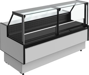 Витрина холодильная GC95 VM 1,8-1 с боковинами (версия 2.0) (9006-9005)