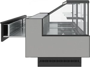 Витрина холодильная Carboma GC110 VM 2,0-1 выдвижные поддоны без боковин (версия 2.0) (9006-0430)