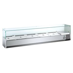 Витрина холодильная для ингредиентов HURAKAN HKN-VRX1200/380