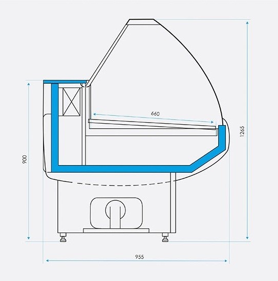 Витрина холодильная CRYSPI Octava 1500 - Изображение 2